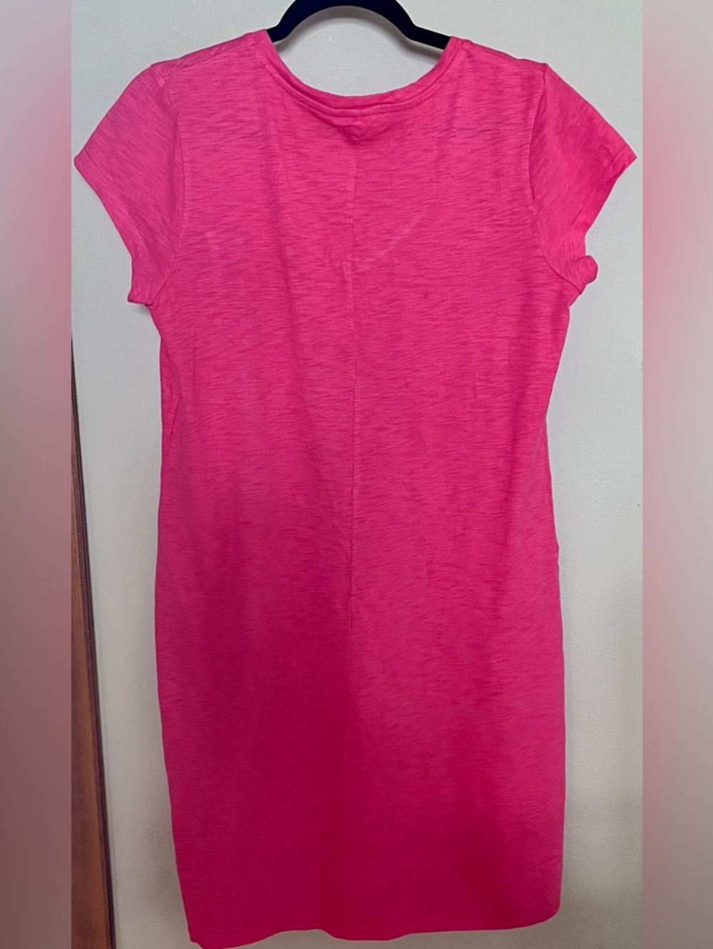 GAP Azalea Pink V-Neck Tee Dress Sz M - Picture 9 of 9